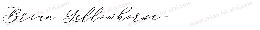 Brian Yellowhorse字体转换